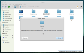 File manager and graphical shell for Cinnamon