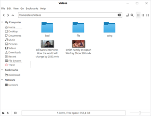 Nemo is the official file manager for the Cinnamon desktop. It allows to browse 