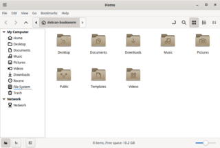 File manager and graphical shell for Cinnamon