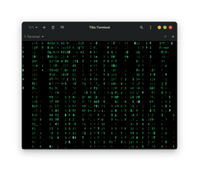 digital rain simulator