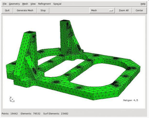 Automatic 3d tetrahedral mesh generator