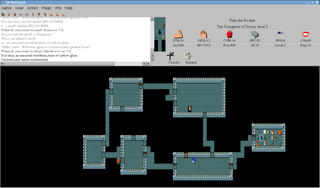 dungeon crawl game - Qt interface