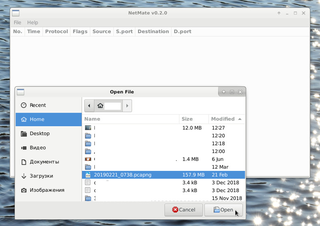 open file (from wireshark)