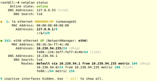 Declarative network configuration for various backends at runtime