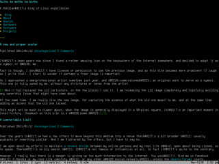 text mode WWW browser with vi like keybindings