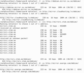 speed tester for choosing a fast network server