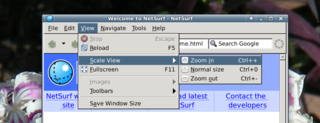 Menu-View-Scale View