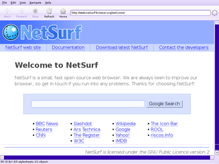 small web browser with CSS support for GTK