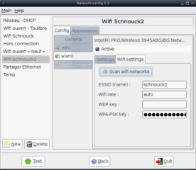 Simple network configuration tool