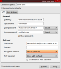 network management framework (VPNC plugin core)