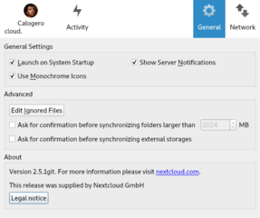 general settings
