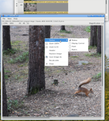 press right key on photo