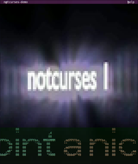 notcurses-demo "xray" in an 80x45 xfce4-terminal