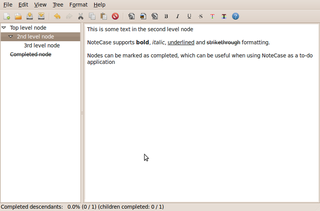 hierarchical note manager (aka outliner)