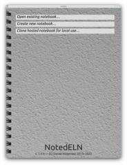 Electronic Lab Notebook called NotedELN