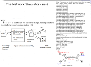 Discrete event simulator targeted at networking research