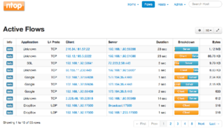 High-Speed Web-based Traffic Analysis and Flow Collection Tool