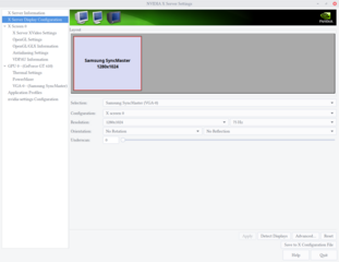 tool for configuring the NVIDIA graphics driver (390xx legacy version)