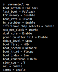 Read/write coreboot-related NVRAM/CMOS information
