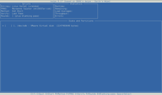 Utility to securely erase disks