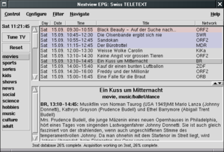 Nextview EPG decoder and browser