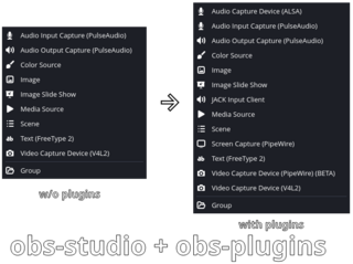 recorder and streamer for live video content (plugins)