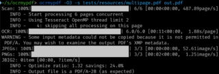 Command line demo