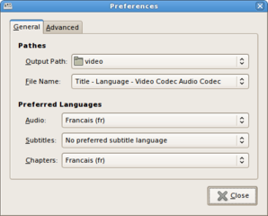 Application for ripping and encoding DVD