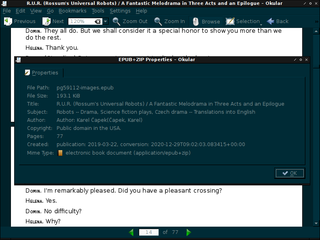 additional document format support for Okular