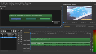 Professional open-source NLE video editor