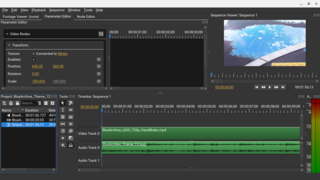 Professional open-source NLE video editor