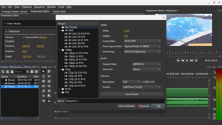 Professional open-source NLE video editor