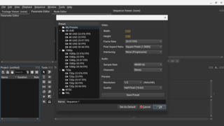 Professional open-source NLE video editor