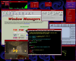 OpenLook virtual window manager