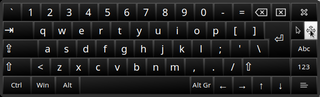 Onboard A virtual keyboard