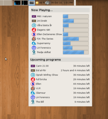 GNOME Applet for monitoring current and upcoming TV programs