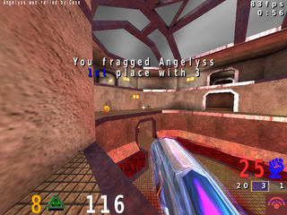 fast-paced 3D first-person shooter