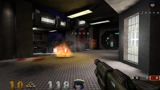 fast-paced 3D first-person shooter