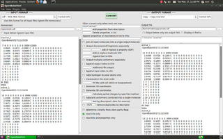 Chemical toolbox utilities (graphical user interface)