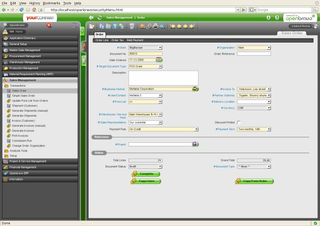 Open Bravo ERP Screenshot