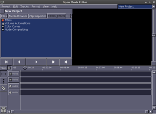 a simple non-linear video editor