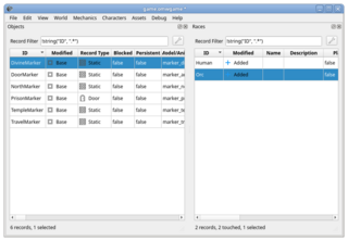 Content editor for use with OpenMW