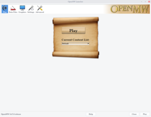 Launcher for OpenMW using the Qt-Gui-Toolkit