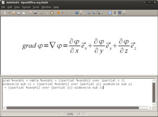 office productivity suite -- equation editor
