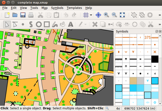 OpenOrienteering Mapper main window
