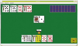 card game against two virtual players