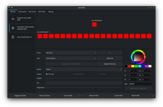 open source RGB lighting control