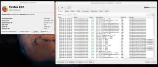 GNU/Linux interactive application firewall