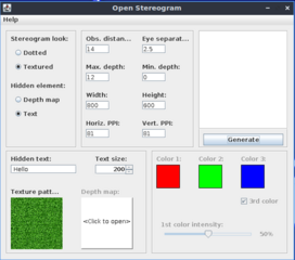 Stereogram ("Magic Eye") generator with GUI
