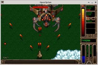 open-source port of the DOS shoot-em-up Tyrian
